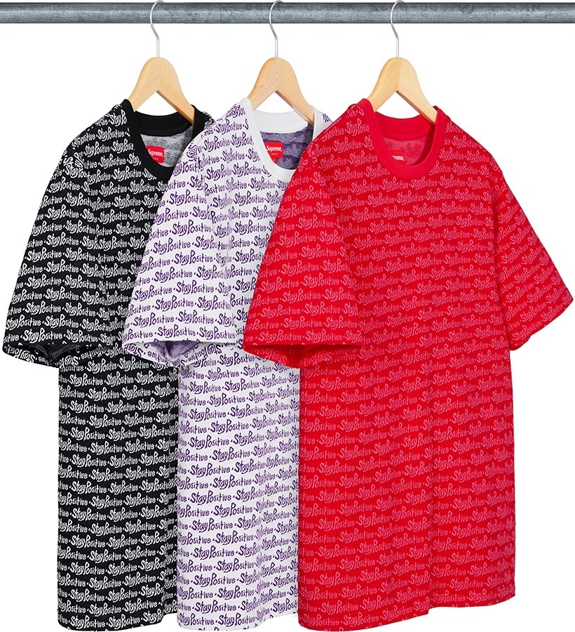 Stay Positive Jacquard S/S Top